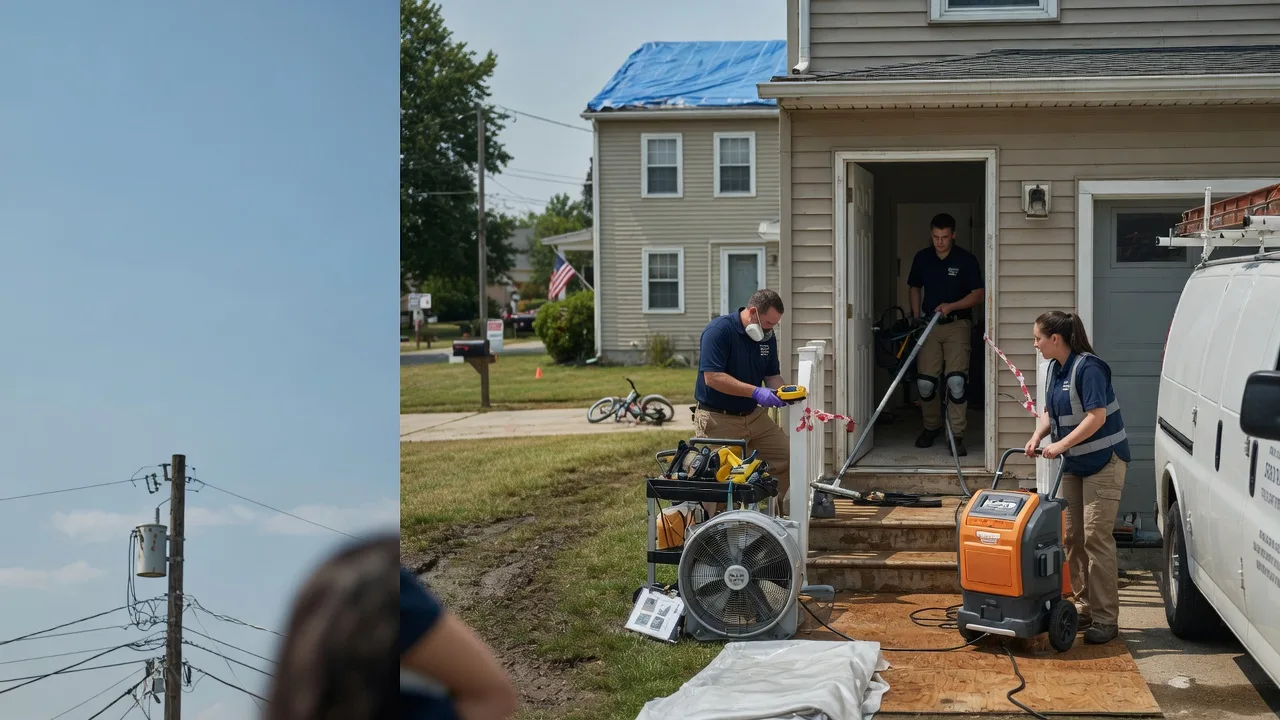 Water Damage Repair in Pittsville, WI near me
